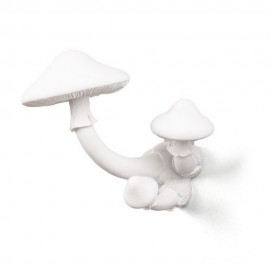 Mushroom Seletti weißer Pilzgarderoben-Wandhaken
