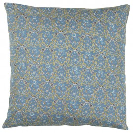 Kissenbezug aus Baumwolle mit floralem Paisley-Muster, Blau von IB Laursen