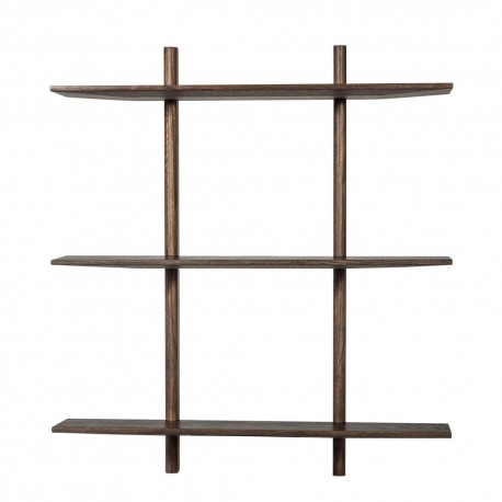 muubs etagere murale bois chene massif teinte 9340000104