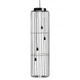 tres grande suspension metal noir cage muubs