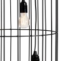 tres grande suspension metal noir cage muubs