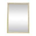 hubsch miroir mural rectangulaire bois clair 35 x 50 cm 889045