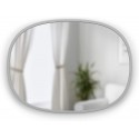 umbra hub miroir mural ovale gris 1013765-918