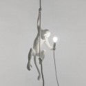 lampe suspension singe blanc seletti monkey lamp14883