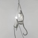 lampe suspension singe blanc seletti monkey lamp14883