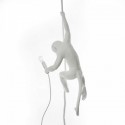 lampe suspension singe blanc seletti monkey lamp14883