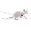 seletti mouse lamp lie down lampe de table souris blanche 14886