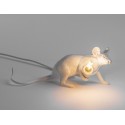 seletti mouse lamp lie down lampe de table souris blanche 14886
