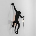 seletti monkey lamp hanging applique murale singe noir 14921