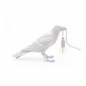 seletti bird lamp waiting lampe a poser oiseau corbeau blanc 14732