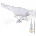 Applique corbeau droite Seletti Bird Lamp Looking blanc