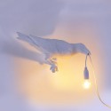 Applique corbeau droite Seletti Bird Lamp Looking blanc