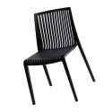 Chaise design polypropylène Muubs Cool noir