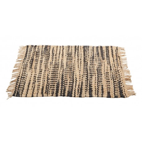 Petit tapis jute franges Muubs Teho