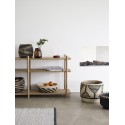 hubsch etagere basse a poser scandinave bois clair 3 tablettes 880810