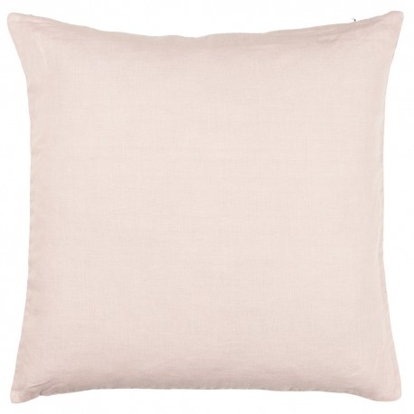 ib laursen housse de coussin lin rose clair pastel 50 x 50 cm