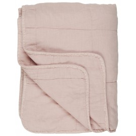 Plaid coton matelassé IB Laursen rose