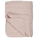 ib laursen courtepointe coton matelasse rose clair uni 130 x 180 cm