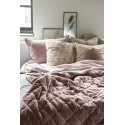 ib laursen couvre lit matelasse coton rose pastel 240 x 240 cm