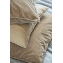 ib laursen housse coussin rectangulaire velours beige miel 50 x 70 cm