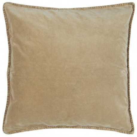 Housse de coussin carrée velours IB Laursen beige