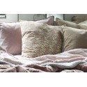 ib laursen housse de coussin carree velours beige miel 50 x 50 cm