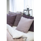 ib laursen housse de coussin carre lin violet mauve 50 x 50 cm