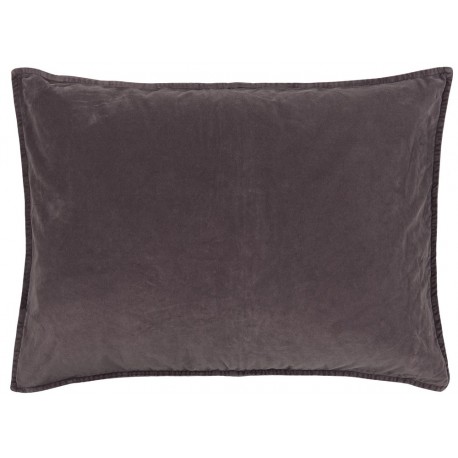 ib laursen housse de coussin rectangulaire velours violet 50 x 70 cm