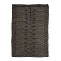 madam stoltz tapis noir jonc de mer seagrass 120 x 180 cm