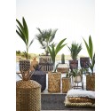 madam stoltz tapis noir jonc de mer seagrass 120 x 180 cm