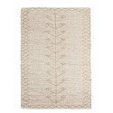 madam stoltz tapis seagrass blanc ecru motifs brodes 120 x 180 cm