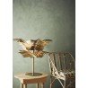 madam stoltz coussin de chaise coton beige motif imprime 45 x 45 cm