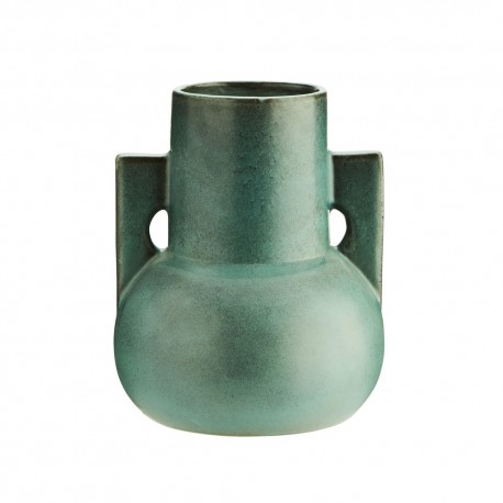 Vase design terracotta Madam Stoltz vert