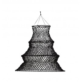 madam stoltz abat jour suspension macrame jute noir