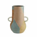 madam stoltz vase terracotta multicolore