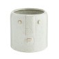 madam stoltz cache pot gres blanc ecru impression visage madam stoltz cache pot gres blanc ecru impression visage