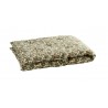 madam stoltz coussin long de transat coton imprime fleuri