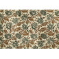 madam stoltz coussin long de transat coton imprime fleuri