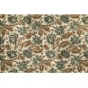 madam stoltz coussin long de transat coton imprime fleuri