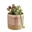 madam stoltz cache pot gres rose beige