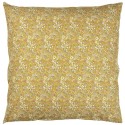 Grande housse de coussin coton imprime fleuri IB Laursen jaune