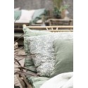 grande housse de coussin coton fleuri bleu 60 x 60 cm ib laursen