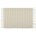 Petit tapis coton rayures IB Laursen écru beige