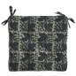 Coussin de chaise coton imprimé Madam Stoltz Coussin de chaise coton imprimé Madam Stoltz