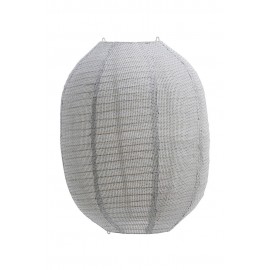 House Doctor Stitch grauer Laternen-Hängelampenschirm aus Baumwolle