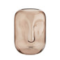 Vase verre impression visage Madam Stoltz Face rose Vase verre impression visage Madam Stoltz Face rose