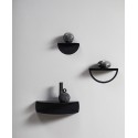 etagere murale demi lune metal noir muubs gravity s