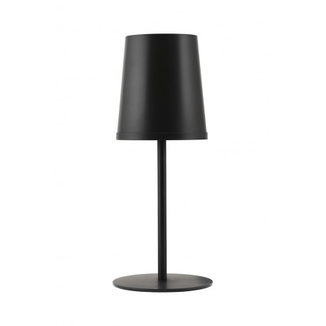 house doctor noida lampe de table epuree metal noir