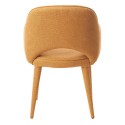 pols potten cosy fauteuil de table rembourre textile jaune ocre