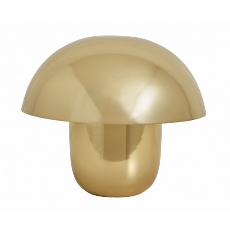nordal focus lampe de table champignon metal dore